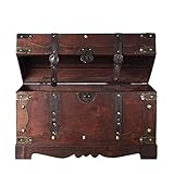 FD00432 Truhe, Holztruhe, Schatzkiste,Kiste, Piratenkiste, Kleinmöbel,