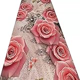 BAPRRJY Teppichläufer Für Flure, rutschfest, Lang, Orientalisches Design, Moderne Küchenteppiche, rutschfest, Waschbar, Groß – Teppichläufer Für Den Flur,3,140cm