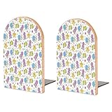 Süße Schnecke 2 Stück Holz Buchstützen Einfache Wood Für Regaleholz Buchstützen Handgefertigte Buchenholz Buchstützen Schwere Holz Buchstützen Für Bücherständer