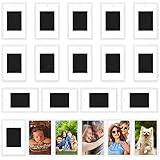 Kurtzy Bilderrahmen Magnete für den Kühlschrank (20er Pack) Für Fotos 7 x 4,5 cm - Durchsichtige Acryl Kühlschrank Fotomagnete Selbst Gestalten für Kleine Fotos - Geschenke für Familie & Freunde