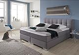 Breckle Boxspringbett 200 x 200 cm Dorinta Box Mero Hollanda 1000 Gel Topper Gel Comfort