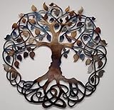 MetalArtWallDecor Keltischer Baum des Lebens, 60 cm, Wanddeko aus Metall