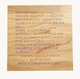 OJAYERR Ich Liebe Dich Geschenk für Frauen Männer Holzschilder Gravur Holz Aufsteller Jahrestag Geburtstagsgeschenk Valentinstag Partner Geschenkidee Weihnachten 20 x 20 cm Natur Holz Zirben