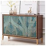 KIRANDY Eingangsschrank Einfacher moderner Lagerschrank, Trennwand-Sideboard-Schrank Heimdekorationsschrank (Farbe : 2color 140x38x94cm)