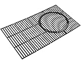 WELL GRILL Gusseisen Grillrost Sear Grate für Enders Switch Grid Kansas Rostsystem, Rund Einsätze Grillschalen Pfanne Grill Ersatzteile für Enders Kansas 4-Brenner Gasgrill