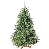 Künstlicher Weihnachtsbaum in Premium Qualität mit FSC-zertifiziertem Holzständer (Brandneu) – Naturgetreu und mit dicht bestückten Zweigen – Künstliche Weihnachtsbäume 180cm oder 220cm