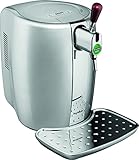 Krups VB320E10 BeerTender Bierzapfmaschine,Thermoplast, Silberfarben