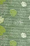 Friedola Bodenbelag Sympa Nova Premium Weichschaum Badematte Matte Monstera grün 130 breit Meterware