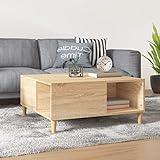 UYSELA Home Sets mit Couchtisch Sonoma Eiche 80x80x36,5 cm Engineered Wood