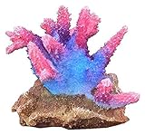 WQQLQX Statue Simulation Korallen Rockery Harz Kunsthandwerk Skulptur Fischbehälter Ornamente Kunst Statuen Wohnungen Zubehör Wassertank Dekoration Zubehör Figuren Skulpturen