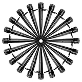 SUNCHE Bewässerungs-Tropfer, 360 Grad Einstellbare Bewässerung Sprinkler, DIY Micro Drip Automatische Tropfsystem Teile, Mit 8 Löchern, Gartenbewässerung für Gewächshaus Flower Bed Terrasse, 20 Stück