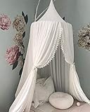 Betthimmel Lace Spitze, Himmel über Kinderbett Baldachin Princess Bed Canopy