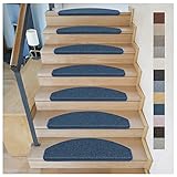 Kettelservice-Metzker® Stufenmatten Göteborg Halbrund in 8 aktuelle Farben (15 Stück Blau)