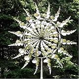 ROMOZ WindmüHle Aus Metall Magisch, Gartendekoration auf der Hofterrasse Windspinner-Fänger - WindmüHlen Garten 3-5 Tage, um anzukommen
