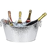 12L Edelstahl isoliert Getränk Wannen, große Eiskübel für Parteien, Champagner Eimer für Unternehmen und Familie Partei