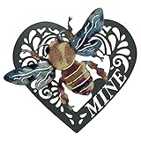 Clicitina Guardian 's Court die der Bienen Metal Bunte Farbe Wall Home Design Schild Hund Warnung (Multicolor, One Size)