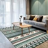 AMBATTERY 150X210Cm Teppich Teppich marokkanischer Stil Bodenmatte böhmischer Stil Farbe Schlafzimmerdekorationen Boden Innenbereich großflächige Teppiche, Teppichschutz Matte