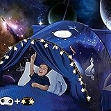 Nifogo Bettzelt,Bettzelt Jungen,Bed Tents,Traumzelt,Dream Tent,Children's Tents,Kid's Fantasy,Drinnen Kinder,Space Tents,Jungen und Mädchen Weihnachten Geburtstagsgeschenk(Universum)