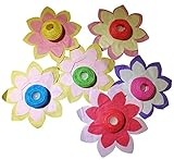 GW Handels UG 10 Stück Wasserlaterne Lotusblüte Seerose Schwimmlaterne Schwimmkerzen Laterne Outdoor Teelichter Kerzen Bunt Schwimmlichter Deko Windlicht