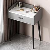 IDEAX Schminktisch Mit Schubladen, Frisiertisch Schminkkommode Spiegel Hocker Modern Schlafzimmer Kommode Schublade Ablage Aufbewahrung Kosmetiktisch Schminkkonsole (Color : A, Size : 60 * 40 * 83)