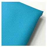 Kunstleder Kunstleder PU-Stoff Litchi Pu-Leder 100x140cm Restaurantstühle Sofas Autositze Stoff Heavy Duty Vinyl Kunstleder Festival Dekorationen Handwerk Diy(Size:1x1.4M/3.3x4.6FT,Color:Blau)