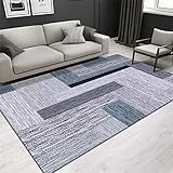 RUGMRZ Terrasse Teppich Area Rug Rechteckiges graues geometrisches Muster Büro Dekoration Boden Matte Schall dämmung und rutsch fest Bunte Teppiche 60 x 90 cm