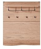 Froschkönig24 Boste Garderobenpaneel Paneel Wandgarderobe Wildeiche massiv