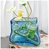 Handtasche Blumenvase, Moderne Blasen Bubble Vase Vase Handtasche, FüR TafelaufsäTze, Heimdekoration, Hochzeitsdekoration,Style2-Blue