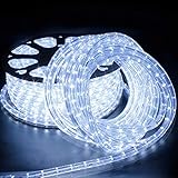 Forever Speed 20M LED Lichterschlauch Außen,720LEDs Wasserfest LED Lichtschlauc Schlauch Außen und Innen für Weihnachten, Hochzeit, Dach, Zaun Dekoration Beleuchtung Kaltweiß IP65