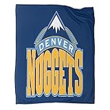 KAnduo Denver-Nuggets Decke Fleece Wurfdecke Für Mädchen Jungen,NBA Basketball Alle Jahreszeiten Super Weiche Plüsch Wirft Decke Für Couch Schlafsofa Büro50x60inch(127x152cm)