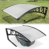 XMTECH Garage Dach Carport für Rasenroboter Rasenmäher, Mähroboter Überdachung aus Polycarbonat, UV-Schutz, Regenschutz