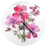 NOLLAM Wanduhren 30 cm gemaltes Muster Quarzwerk PVC-Material Wanduhr Heimdekoration, tolles Geschenk für Kinder, einzigartiges Design wanduhr XXL