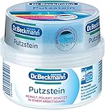 Dr. Beckmann Putzstein | Universalreiniger für den ganzen Haushalt | inkl. 2-Phasen-Putzschwamm | 400 g