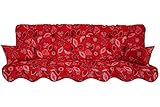 Adlatus-Kühnemuth Polsterauflage Gartenstuhlauflage Modell 941 (180x50 cm Hollywoodschaukelauflage)