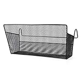 Sumnacon 1 Stk Bett Hängende Aufbewahrungskörbe Schlafsaal Bett Veranstalter Caddy für Home Office School Schlafsaa (Schwarz)