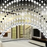 AQ899 Crystal Beads Chains Crystal Glass Bead Curtain Wedding Decor Luxury Drapes for Bedroom Living Room
