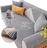 YSZBD sofaschutz Katze Hund Decke/Sofa überzug/sofaschonercouch überwurf hundedecke ecksofa Auto Outdoor Decke,gray-70x70cm