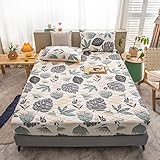 BAJIN Matratzen-Bett-Schoner mit Spannumrandung |Auch für Boxspring-Betten und Wasser-Betten geeignet | Microfaser | 100% Polyester | Matratzen-Auflage,100x200+25cm
