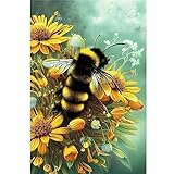 DIY Diamant Painting Bilder,5D Diamond Painting,Strass Leinwand Kreuzstich Stickerei Malen nach Zahlen Diamond Art Painting für Schlafzimmer Büro Wand Dekoration Gelbe Katze Round drill,90x110cm