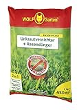 WOLF-Garten - 2-in-1: Unkrautvernichter plus Rasendünger SQ 450; Beige, 3840745