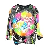 PTLLEND Weihnachten Damen Falten Kurzarm Tunika Batwing Rundkragen Bluse Oversize Shirts Damen Sommer Oberteile Damen Locker