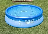 Intex Solarfolie für Quick-up- (Easy Set) und Metallrahmen-Pools, blau, Ø 457 cm