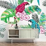 Wandbild Selbstklebende Fototapete 3D Blauer Tierpapagei Kinderzimmer Bar Büro Wohnzimmer Restaurant Bekleidungsgeschäft Flur Hotel Wanddekoration Wandkunst Wandposter A 200 (Breite) x 150 (Höhe) cm