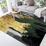 KeletiRug Teppich Wohnzimmer, Esszimmer Schlafzimmer Kurzflor Teppich für einfache Pflege Grün gelb-grau 120x180 cm