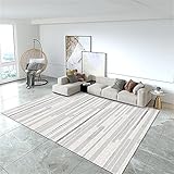 RUGMRZ Jugendzimmer Komplett Set Carpet Bedroom Grauer geometrischer Wohnzimmer Teppich modernes Design langlebig Designer Teppich Wohnzimmer 180 x 200 cm