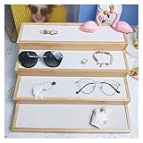 wanhaishop brillenständer Holzleiter Gläser Display Stand Brillen Stand Sonnenbrille Rack Desktop-Dekoration for Schrank-Arbeitsplatten brillenhalter