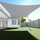 TANG Sunshades Depot Sonnensegel, 3 x 3,6 m, durchlässig, Überdachung, maßgeschneidert, kommerzieller Standard, 180 g/m², HDPE, Grau