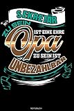 Sekretär Zu Sein Ist Eine Ehre Opa Zu Sein Ist Unbezahlbar: Liniertes Notizbuch Sekretariat Geschenk für Sekretär Notizheft Büro Tagebuch Memo Opa Vatertag I Größe 6 x 9 I Liniert I 120 Seiten