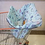 LOYOO Sitzkissen Für Säuglings-Esszimmerstühle, Einkaufswagensitzbezug Für Baby Einkaufswagen, Tragbarer Einkaufswagen-Stuhlpaket-Abdeckung Trolley Soft Pad Babysitzbezug Für Highchair, Einkaufswagen