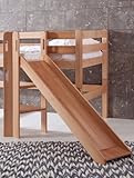 Relita Hochbett Eliyas mit Rutsche aus Massivholz